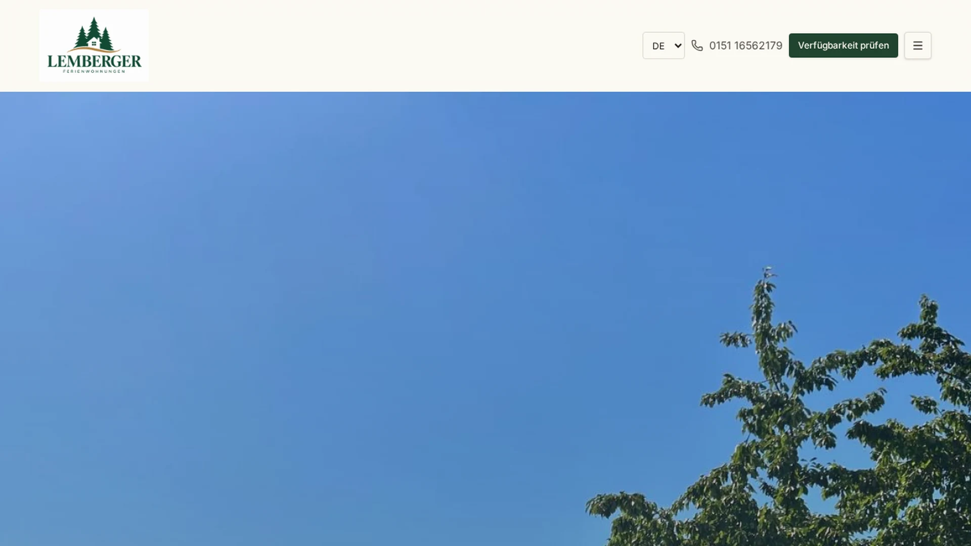 Startseite der Ferienwohnungen Lemberger im Bayerischen Wald